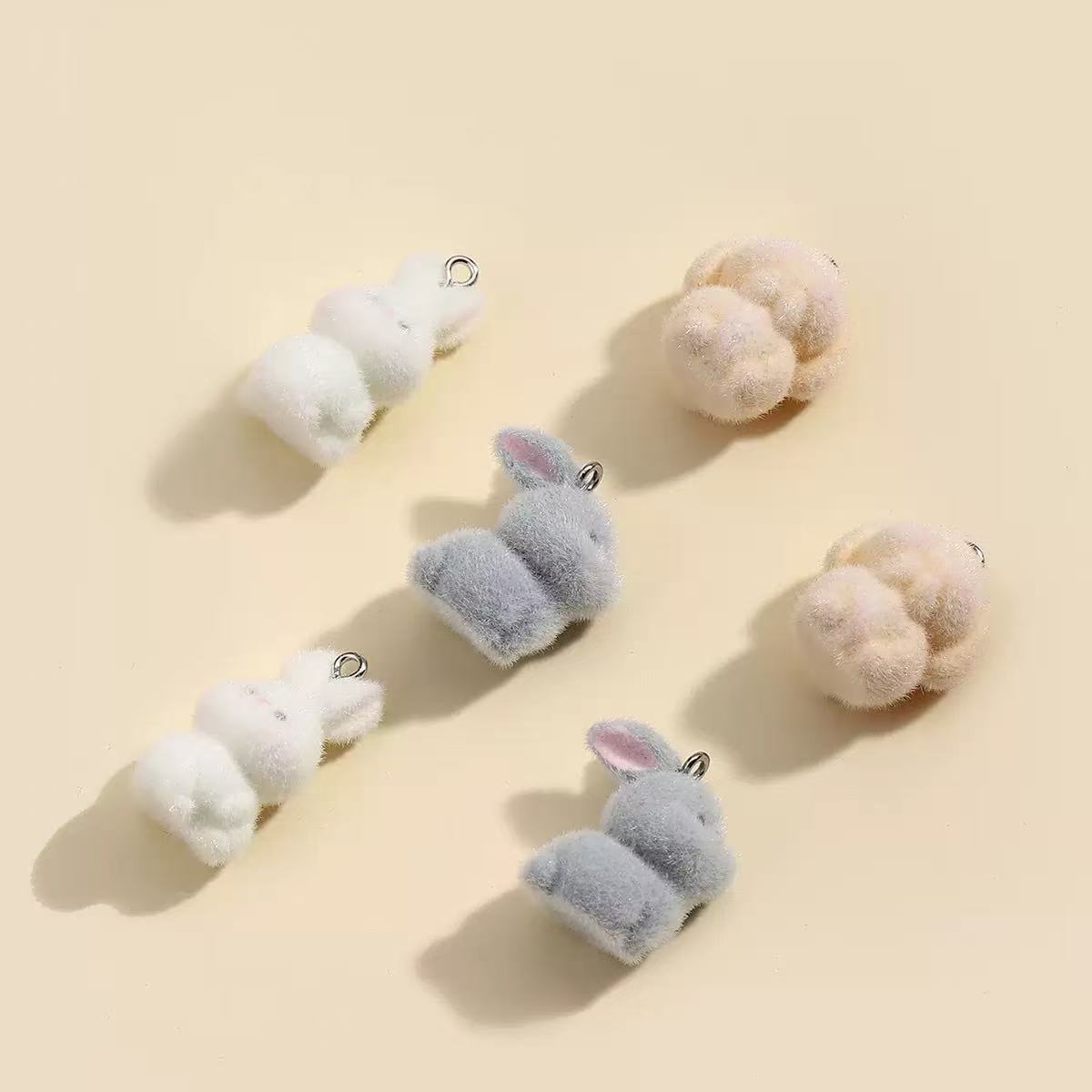 10pcs Flocking Little Rabbit R - đánh giá và giá Resin Art Supplies Near Me